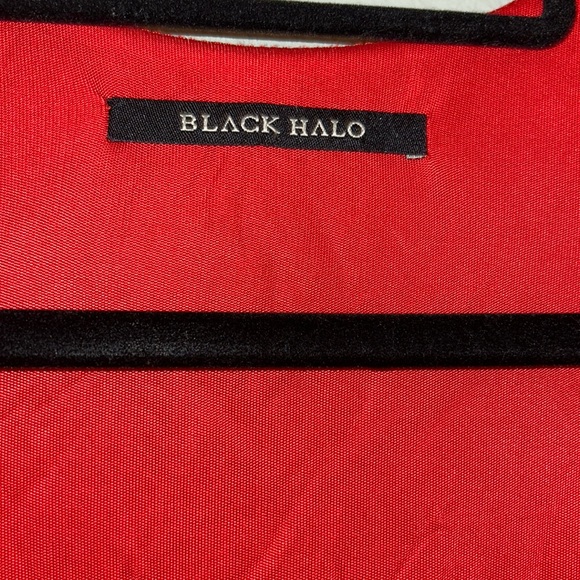 Black Halo red orange soft and material drops beautify size 8 fits more like a 6 - Picture 1 of 5